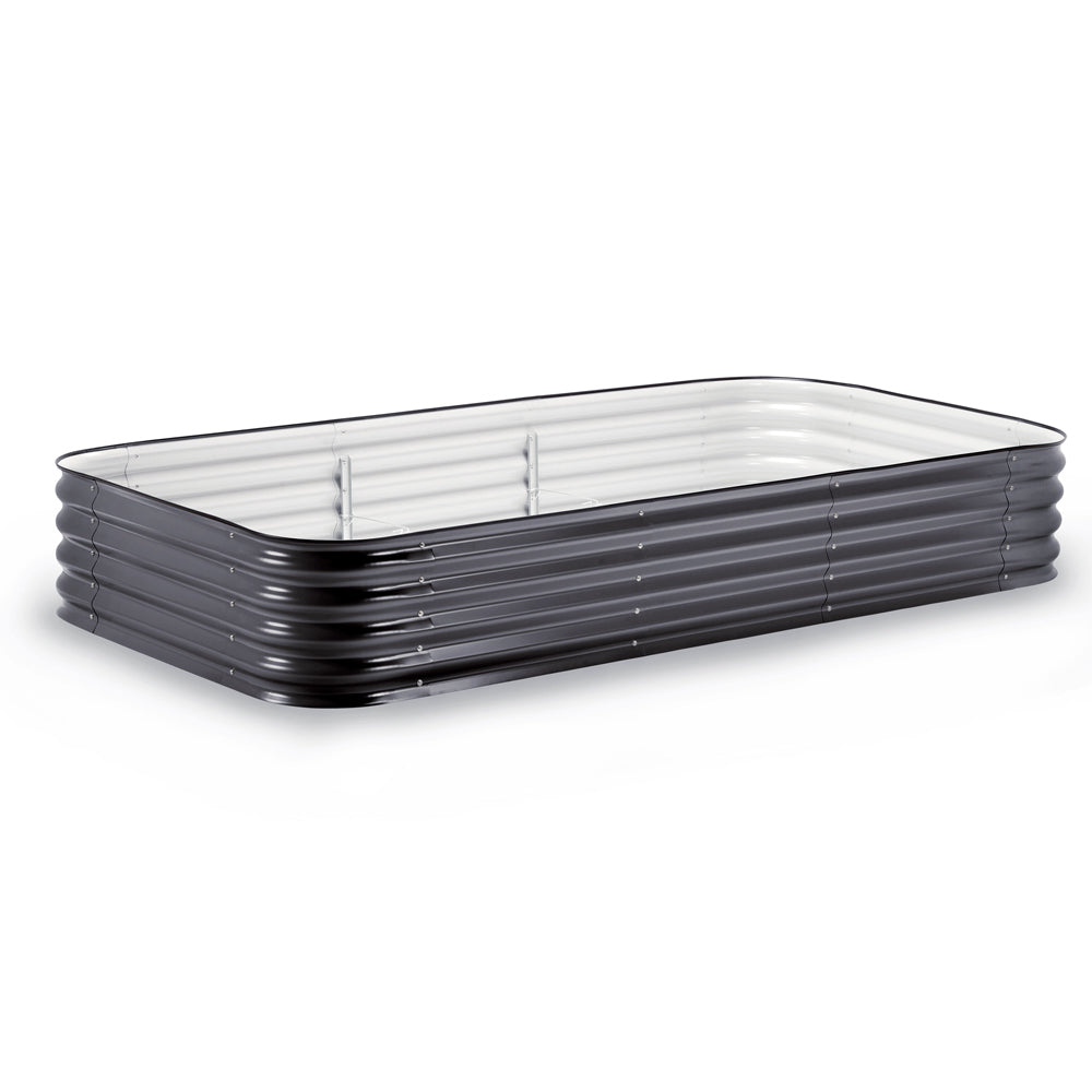 Large Modular Metal Raised Garden Bed - 15" Tall