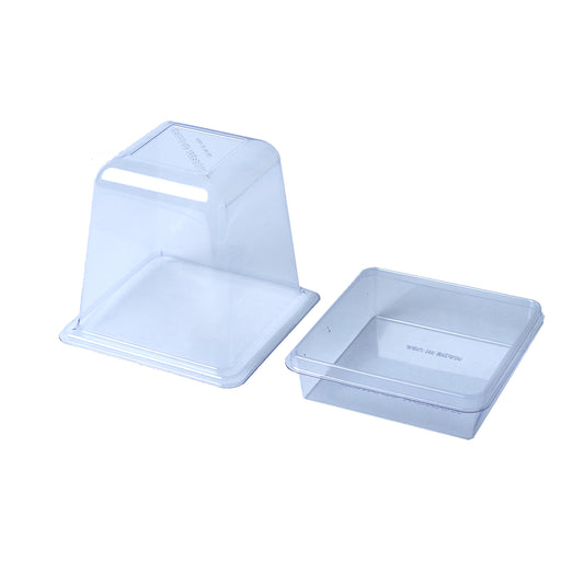 4-Cell Humidity Domes & Bottom Trays on a white background