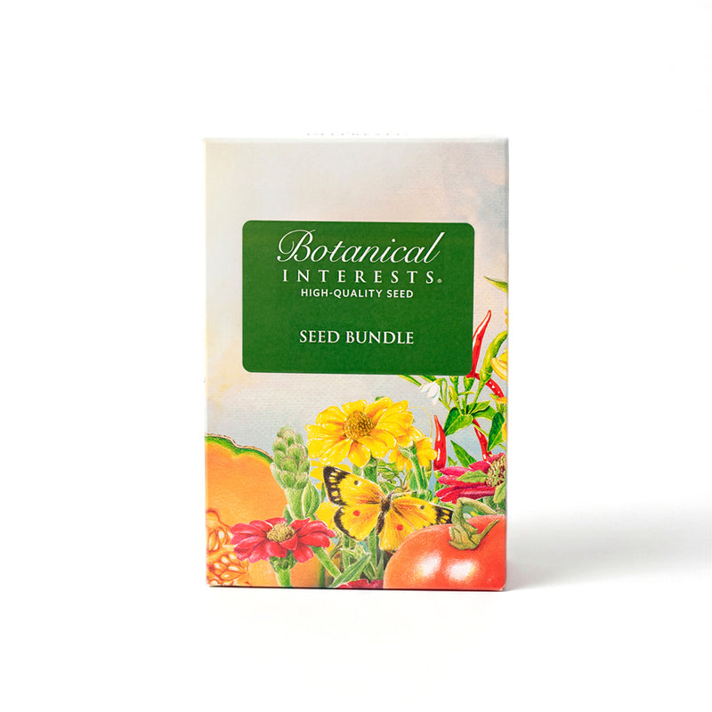Botanical Interests Bundle packaging with colorful illustrations on a white background