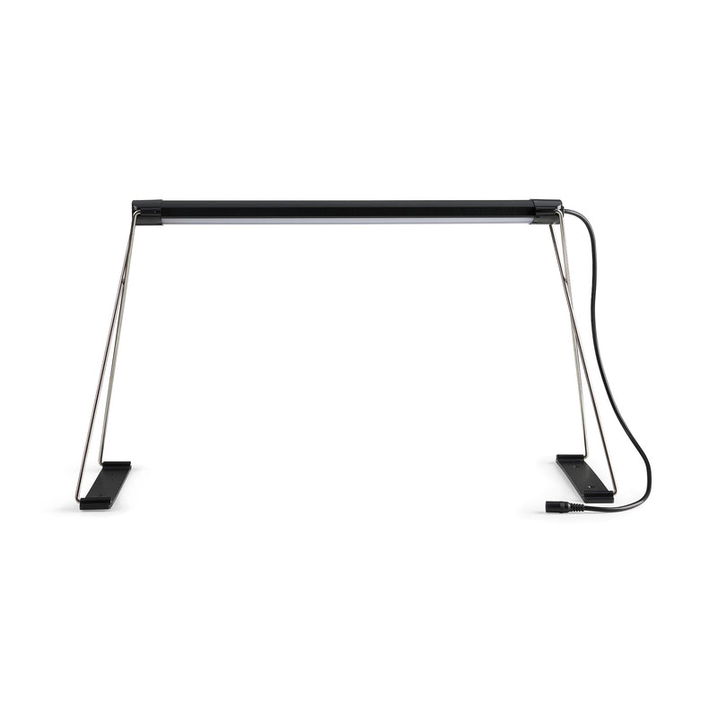 Black Epic Grow Light - Small LED grow light panel with two angled wire support legs attached to each side, shown from a side angle against a plain white background