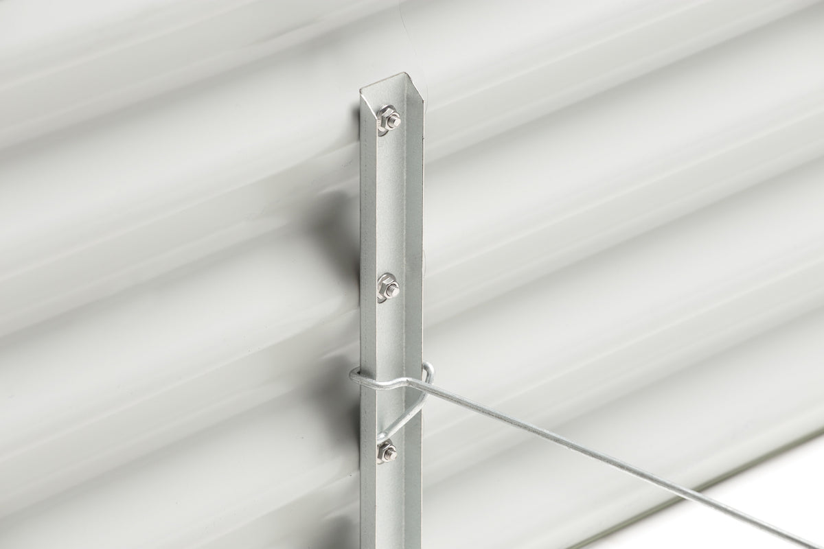 Metal bracket on a white background