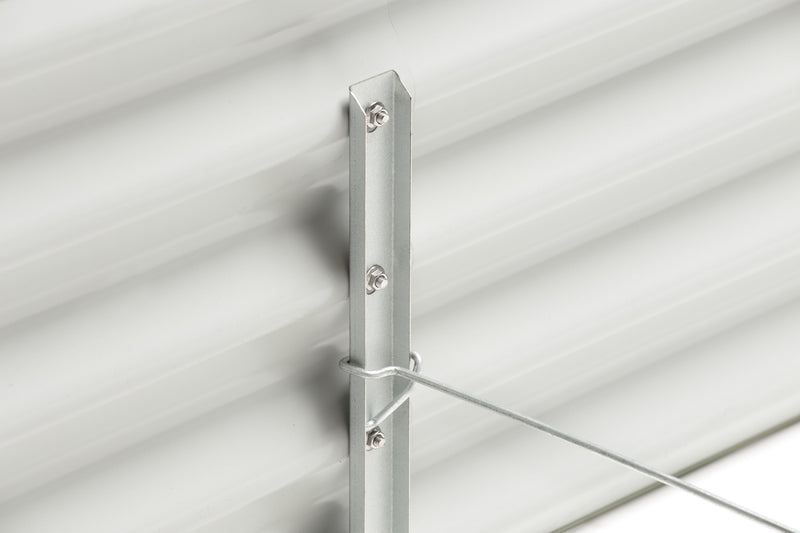 Metal bracket on a white background