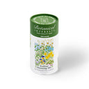 Botanical Interests seed shaker with floral design on a white background