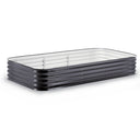 Large Modular Metal Raised Garden Bed - 15" Tall