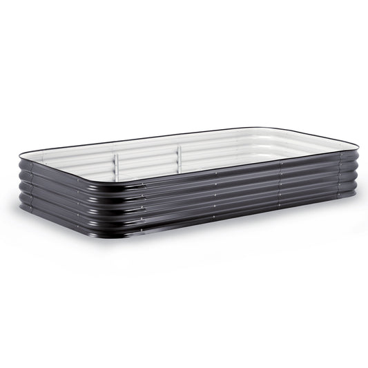 Large Modular Metal Raised Garden Bed - 15" Tall