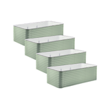 4-Pack Large Modular Metal Raised Garden Bed - 29" Tall