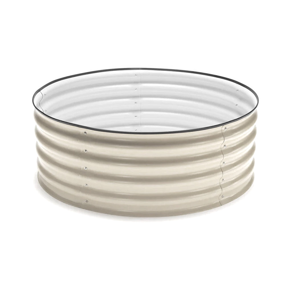 Round Metal Raised Garden Bed - 15" Tall