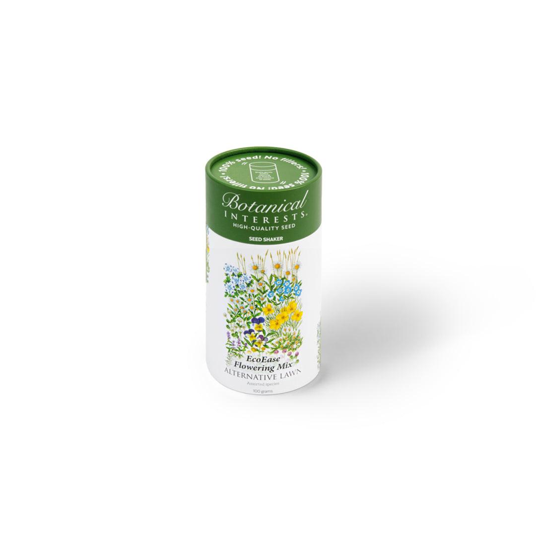 Botanical Interests seed shaker on a white background