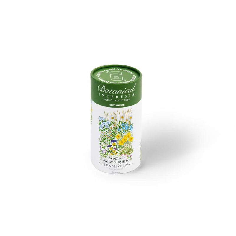 Botanical Interests seed shaker on a white background